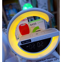 Ночник LED лампа RGB колонка в виде буквы G BT 3402