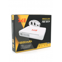 Бесперебойник для WI-Fi UPS для роутера POE-431P PON/POE 5/7.5/9/12V 1A LiFePo4 8800mAh