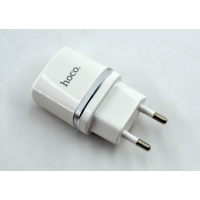 Сетевое зарядное устройство hoco. C12 (2.4A / 2 USB порта + кабель MicroUSB)