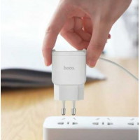 Адаптер HOCO USB CHARGER DOUBLE + MICRO CABLE C59A
