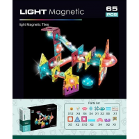 Магнитный светящийся конструктор Magnetic CH1171 (65 деталей) Магнитный светящийся конструктор Magnetic CH1171 (65 деталей)