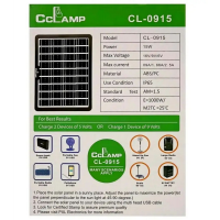 Солнечная панель CcLamp CL-0915 15W 2xUSB 16V 15W