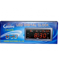 Часы настольные Caixing CX-2158 с красной подсветкой