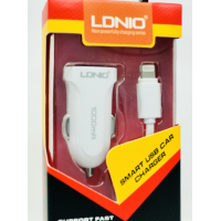 Автомобильное зарядное устройство LDNIO DL-C17 (1A / 1 USB порт + кабель для iPhone)