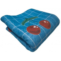 Электропростынь с сумкой electric blanket 150*180 blue cherry(8043)