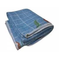 Электропростынь с сумкой electric blanket 150*180 blue cherry(8043)