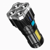 Фонарь аккумуляторный ручной TOPA F-905 4 LED с зарядкой от USB + боковым светом COB Фонарь аккумуляторный ручной TOPA F-905 4 LED с зарядкой от USB + боковым светом COB