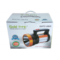 LED-лампа фонарь GOLD HTC GHTC-2805 аккумуляторный + Повербанк