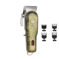 Аккумуляторная беспроводная машинка - триммер для стрижки волос VSK Geemy GM-6673