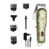 Аккумуляторная беспроводная машинка - триммер для стрижки волос VSK Geemy GM-6673
