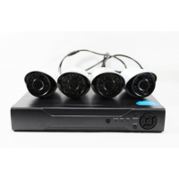 Регистратор + Камеры DVR KIT 520 AHD 4ch Gibrid 4.0MP(H.264) набор на 4камер 