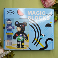 Конструктор 3D Magic blocks мишка Bearbricks 40.5СМ 3331pcs 9069