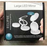 Круглое Зеркало с подсветкой для макияжа 212   16,5 см от USB