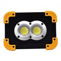 Прожектор светодиодный аккумуляторный портативный 20Вт COB LED LL-802 8406