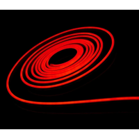 Лента Силиконова LED NEON КРАСНАЯ 5M RED 12V-220V  0718