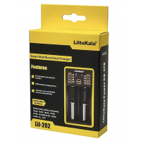 Универсальное зарядное устройство LiitoKala Lii-202 для 18650, AA, AAA Li-Ion