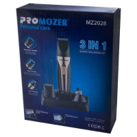 Машинка для стрижки волос и бороды аккумуляторная беспроводная Pro Mozer MZ-2028
