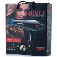 Фен электрический для сушки и укладки волос c насадками  Mozer MZ 5919/4000 Вт
