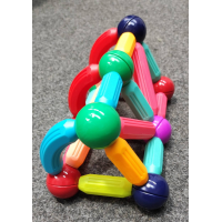 Магнитный конструктор Magnetic Sticks&Balls 26 палочек и 10 шариков