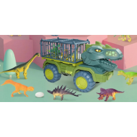 Машина динозавр 36см с маленькими фигурками динозавриков 393A