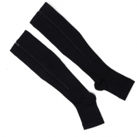 Компрессионные гольфы Miracle Socks на молнии (черные)