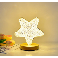 Декоративная настольная лампа «звезда»