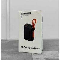 Мощный Power Bank PRO-PD 30000mAh / 100W для ноутбука со встроенным фонарем