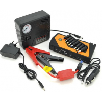 Пусковое автомобильное устройство для аккумулятора JUMP STARTER Power Bank + compressor 9980 mAh