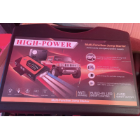 Пусковое автомобильное устройство для аккумулятора JUMP STARTER Power Bank + compressor 9980 mAh