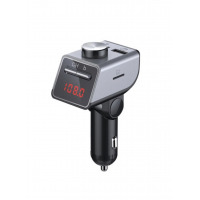 FM-трансмиттер Q18S BT +MP3 Dual USB Knob Design Charger ABS  FM-трансмиттер Q18S BT +MP3 Dual USB Knob Design Charger ABS