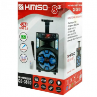 Портативная колонка с микрофоном Kimiso QS-3810 Bluetooth