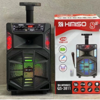 Портативная Bluetooth колонка Kimiso QS-3811 с пультом,FM радио, MP3