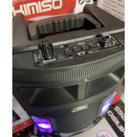 Портативная Bluetooth колонка Kimiso QS-628 с пультом и RGB подсветкой 