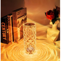 Настольная хрусталь лампа Rose diamond table lamp