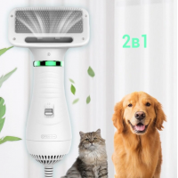 Щётка-фен для шерсти собак и кошек 2в1 PET Grooming Dryer WN-10 