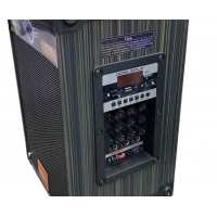 Колонка-чемодан LT-910 X3 (2 микрофона)