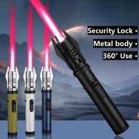 Металлическая газовая  турбозажигалка Lightsaber K39 THL-24-112