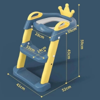 Детское сидение для унитаза с лестницей и ручками THL-24-135