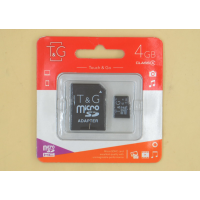 Карта памяти MicroSD Touch and Go 4 Gb (Class 4) 3 года гарантии