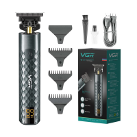 Профессиональная аккумуляторная машинка для стрижки волос VGR V-077
