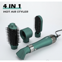 Фен-щетка VGR V-493 Мультистайлер 4в1 Профессиональный воздушный стайлер для укладки волос   Зеленый