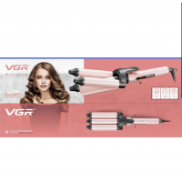 Тройная плойка для волос VGR  V-593