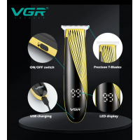 Машинка для стрижки волос VGR 959 с ЖК-дисплеем