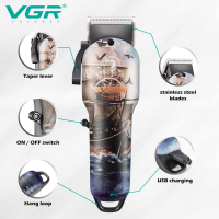Аккумуляторная машинки для стрижки волос VGR V690 Salon Series 