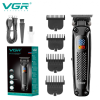 Машинка для стрижки волос VGR 972 мужская с -дисплеем