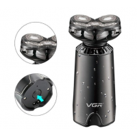 Аккумуляторная влагостойкая мужская электробритва VGR V-397 с плавающей головкой для бритья 