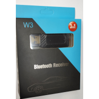 W3 Wireless USB Bluetooth 5.3 Музыкальный Приемник Aux Audio Adapter FM