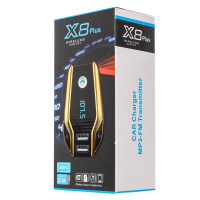 FM модулятор X8 Plus Bluetooth 2 USB AUX трансмиттер
