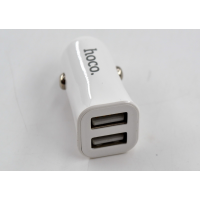 Автомобильное зарядное устройство hoco. Z12 (2.4A / 2 USB порта + кабель MicroUSB)