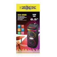 Акустична переносна колонка ZXX-5505 40Вт 6,5" 60х27х30см USB/TF/FM/BT/MIC/AUX